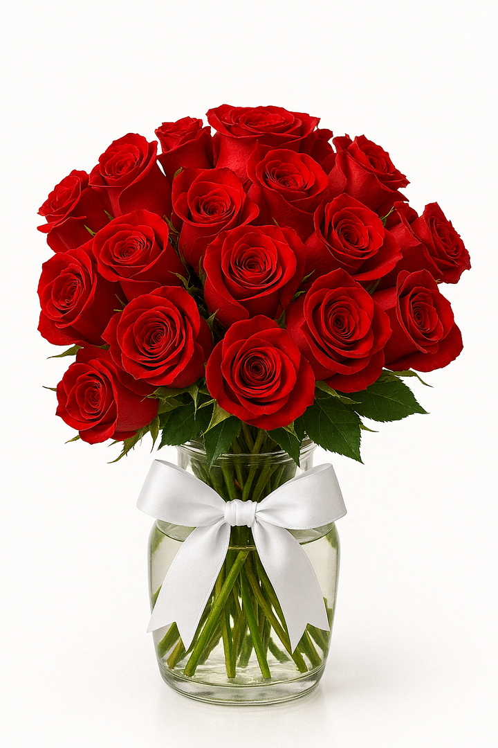 ARREGLO ROSAS ROJAS - AMUNET - MEDIANO